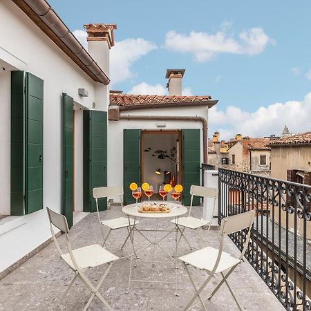 La Bricola Terrace Apartment Venesia Bagian luar foto